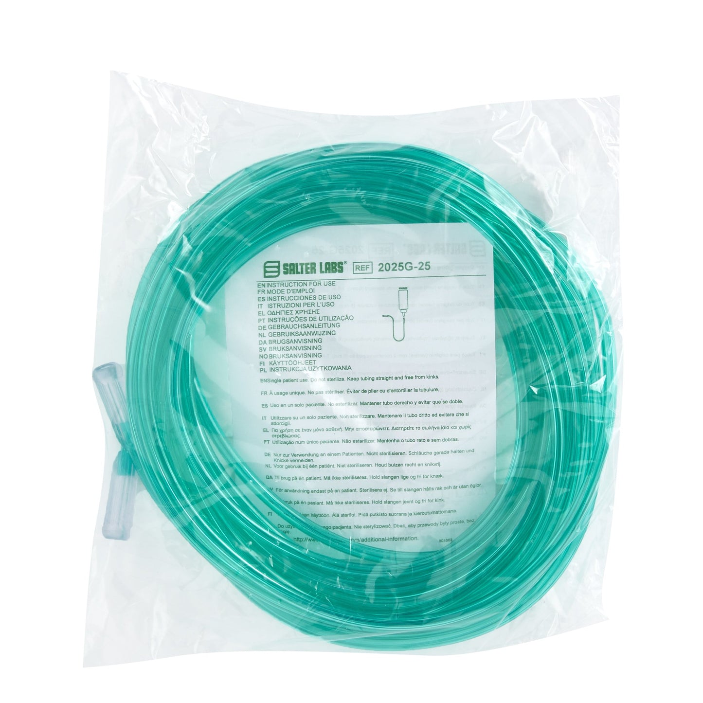 Oxygen Tubing Salter Labs® 25 Foot Length Tubing