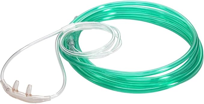 25pk 7Ft Salter Style High Flow Adult Oxygen Nasal Cannula