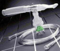 Salter Labs® 8900 Series Handheld Nebulizer Kit Small Volume Medication Cup Adult / Pediatric Mouthpiece Delivery