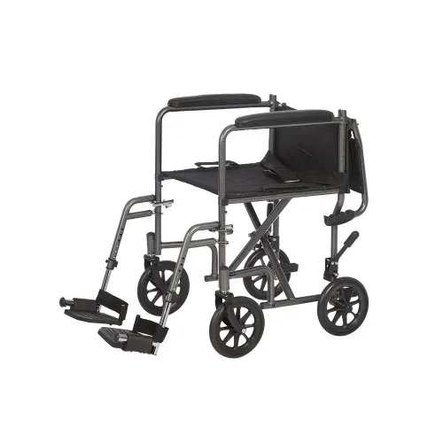 Transport Chair by Rhythm Healthcare | Steel Companion Chair with 300 lb Weight Capacity