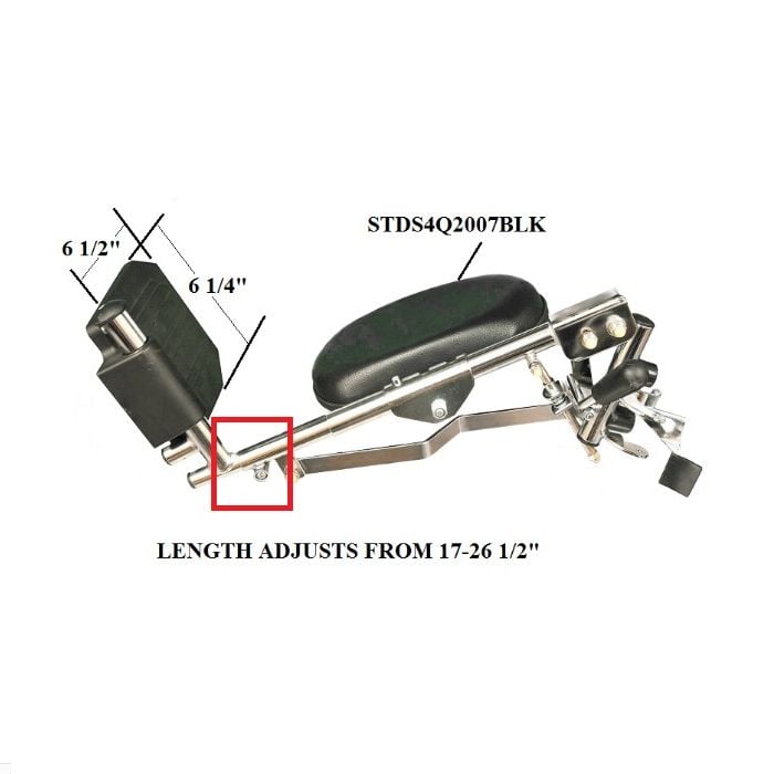 Drive Wheelchair Articulating Elevating Legrests, Pair STDELR-AL