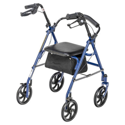 Durable 4 Wheel Rollator with 7.5" Casters (10257BL-1)