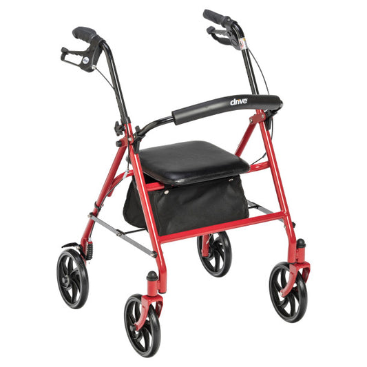 Adjustable Height Rollator, 6" Casters (RTL10261RD)