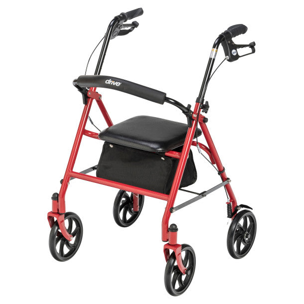 Adjustable Height Rollator, 6" Casters (RTL10261RD)