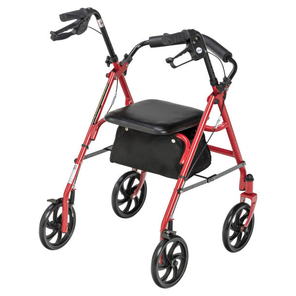 Adjustable Height Rollator, 6" Casters (RTL10261RD)