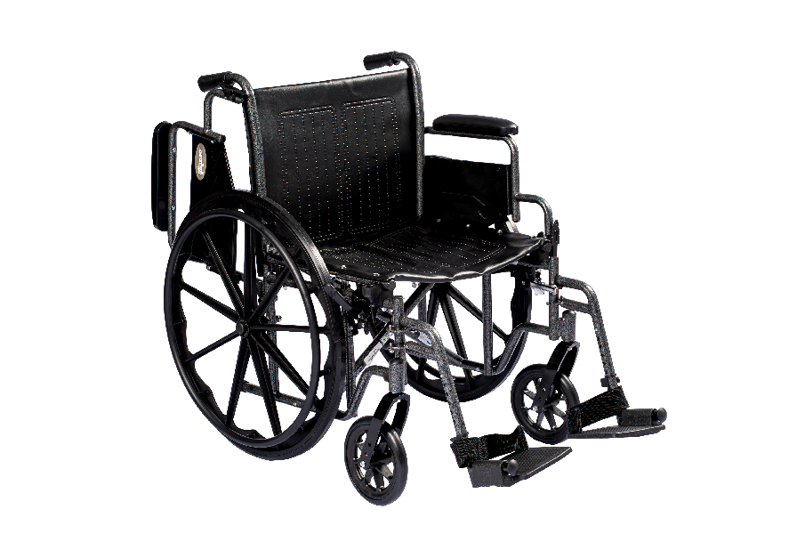 ProBasics K2 Wheelchair with 20" x 16" Seat and Swing-Away Footrests (Standard)