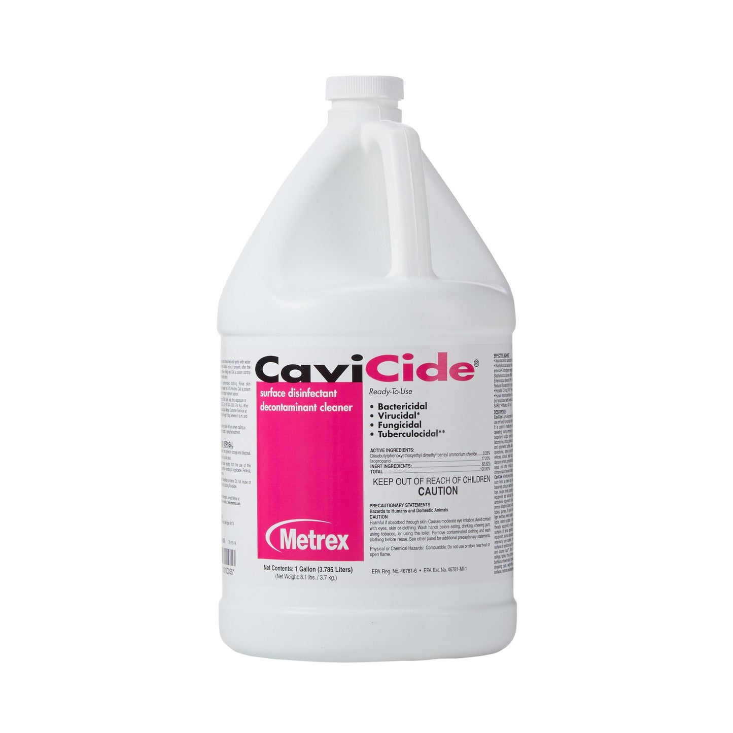 CaviCide Surface Disinfectant Cleaner, Alcohol Based, 1-gallon jug MK