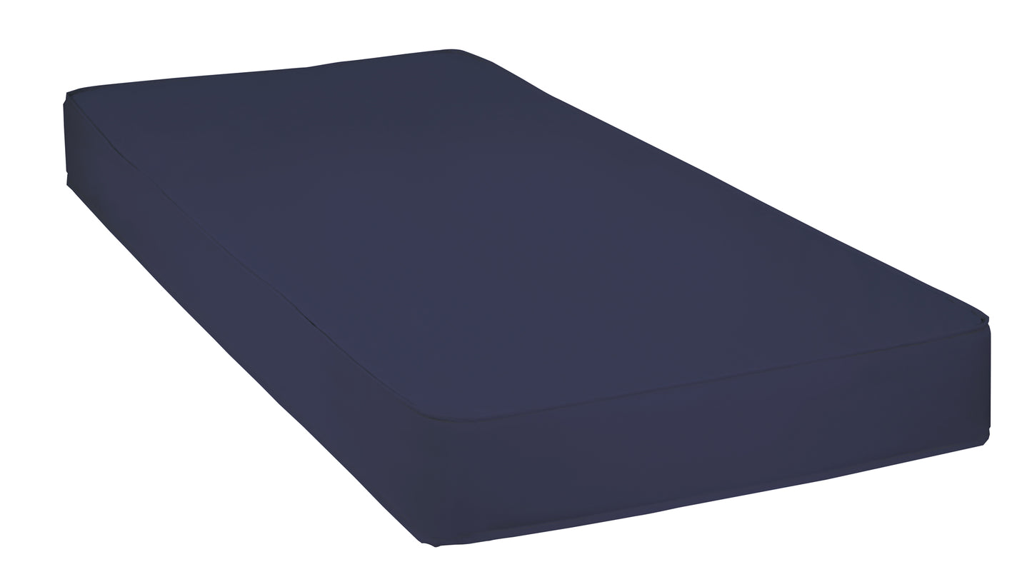 Fiber Core Mattress with Polypropylene Cover, 80" x 35" x 6" - PBHBMATFB