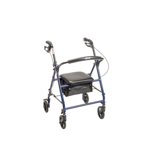 Steel Rollator with 6” Wheels, Knockdown (R800KD-RD)