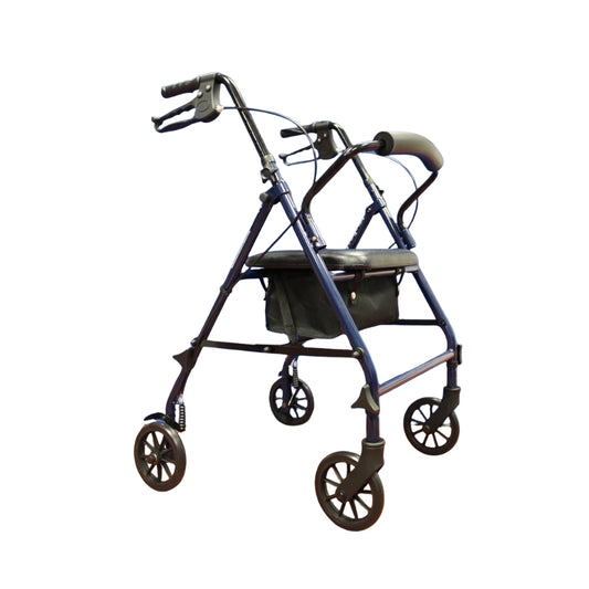 ProBasics Knocked-Down Steel Rollator | Compass Health Brands Professional (RLS6BL-KD)