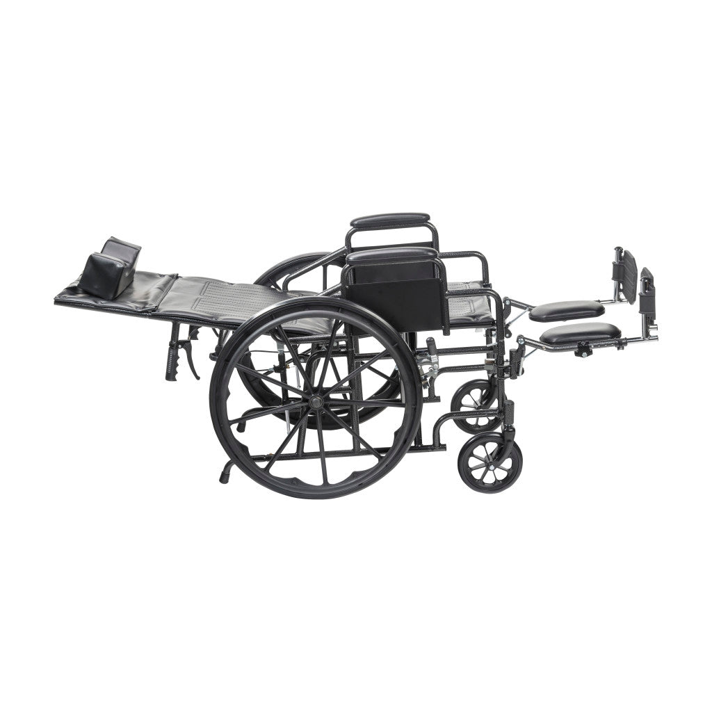 Silver Sport Recliner with Vinyl Upholstery (Standard)