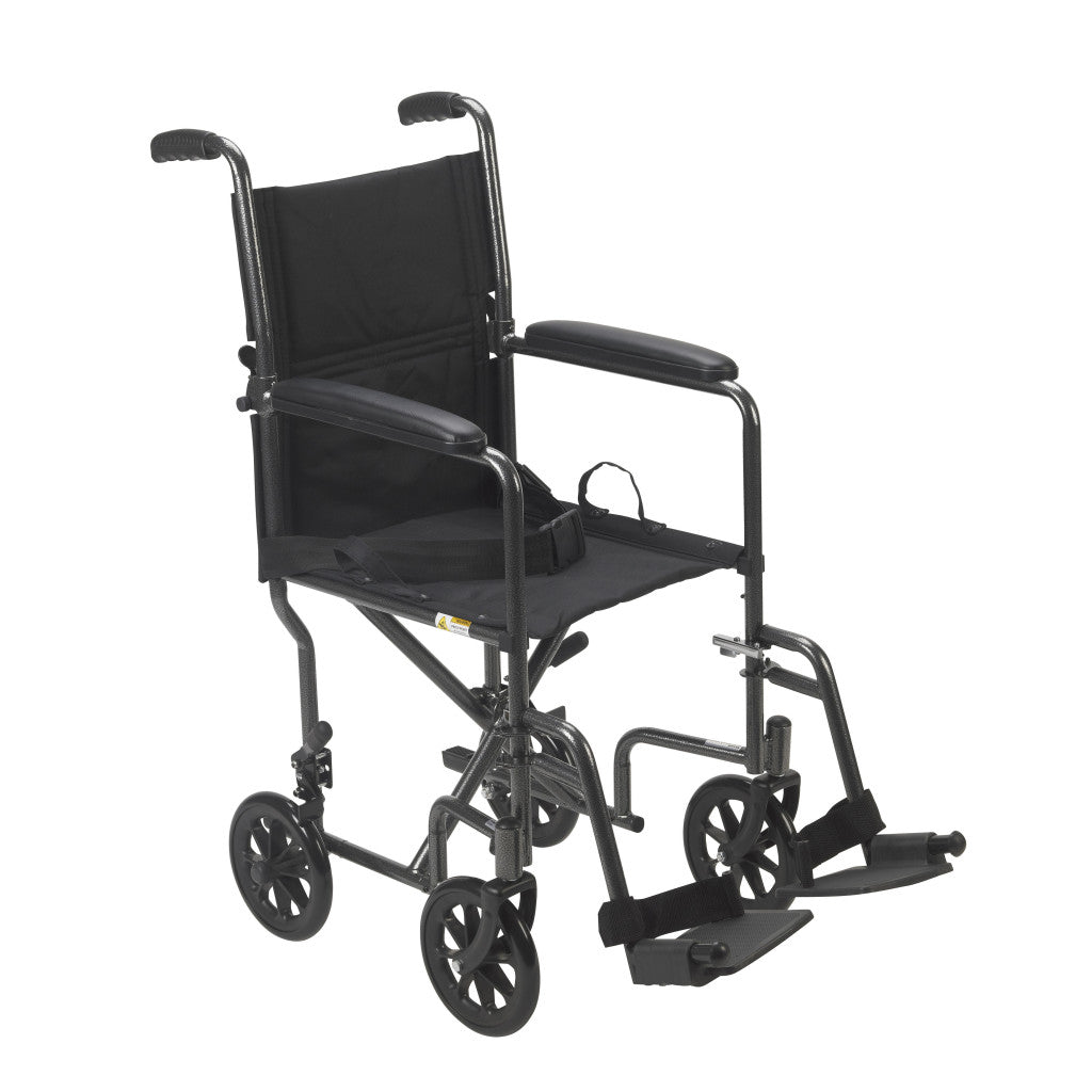 Steel Transport Chair (Light-weight) (26 lb)