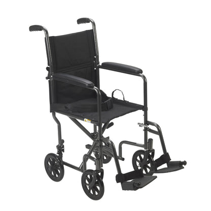 Steel Transport Chair (Light-weight) (26 lb)
