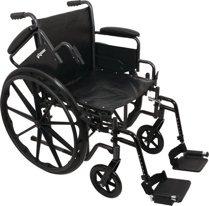 ProBasics K2 Wheelchair with 18" x 16" Seat and Swing-Away Footrests (Standard)