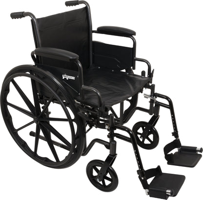 ProBasics K2 Wheelchair with 16" x 16" Seat and Swing-Away Footrests (Standard)