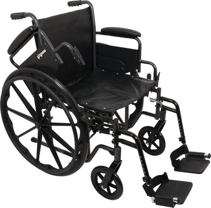 ProBasics K2 Wheelchair with 16" x 16" Seat and Swing-Away Footrests (Standard)
