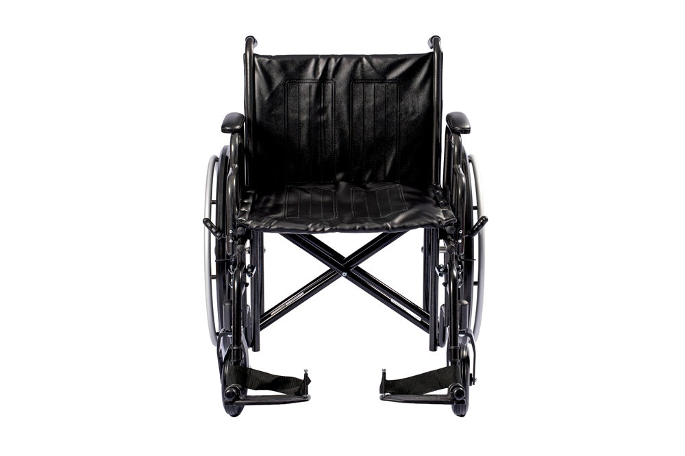 ProBasics Heavy Duty K0007 Wheelchair, 22" x 18" Seat with Footrests (Bariatric)