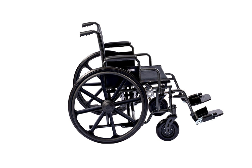 ProBasics Heavy Duty K0007 Wheelchair, 26" x 20" Seat with Footrests (Bariatric)