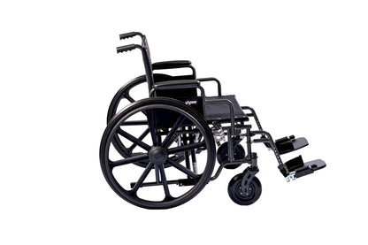 ProBasics Heavy Duty K0007 Wheelchair, 26" x 20" Seat with Footrests (Bariatric)