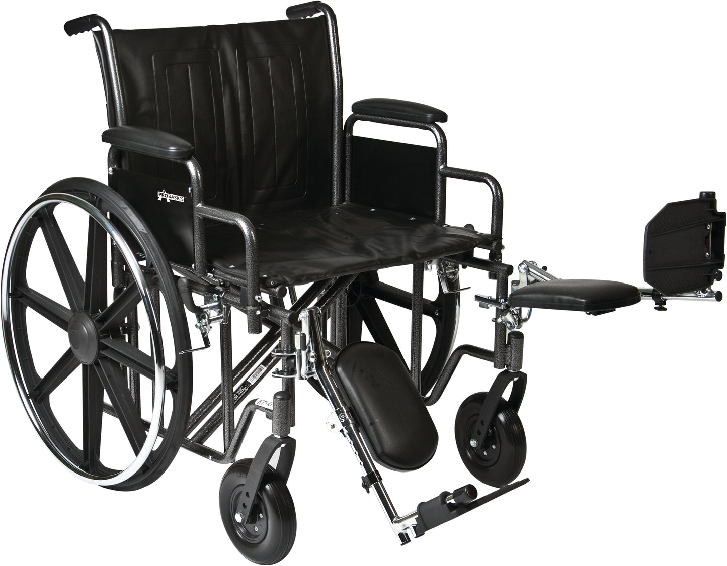 ProBasics Heavy Duty K0007 Wheelchair, 28" x 20" Seat with Footrests (Bariatric)