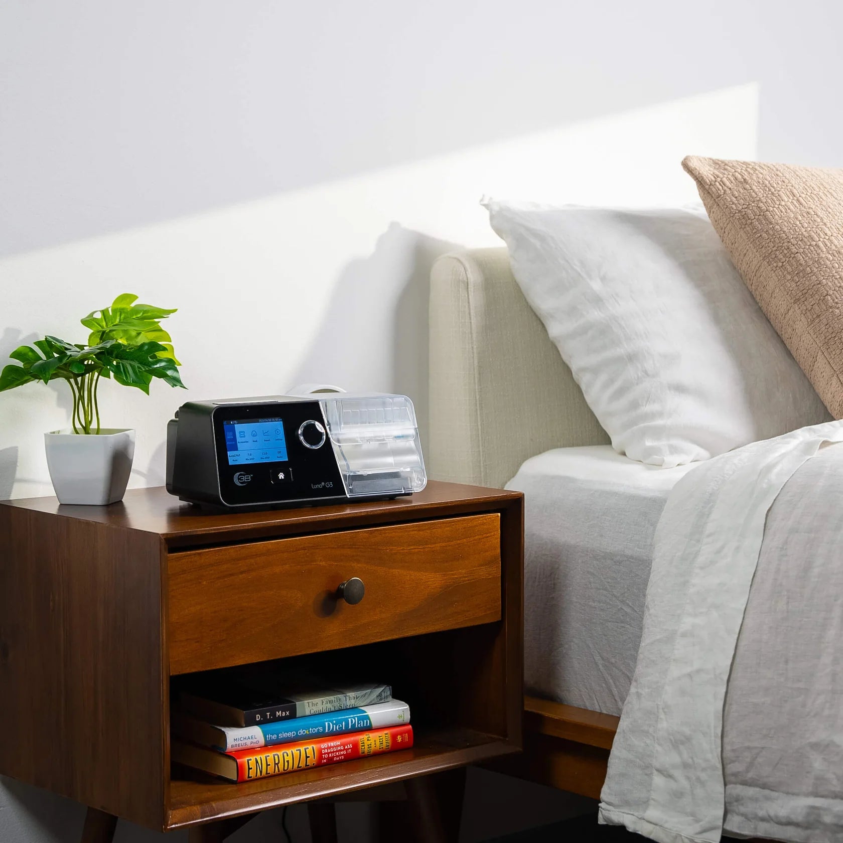 Luna G3 Auto-CPAP for enhanced sleep apnea therapy with cellular compliance tracking