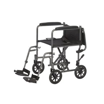 Transport Chair by Rhythm Healthcare | Steel Companion Chair with 300 lb Weight Capacity