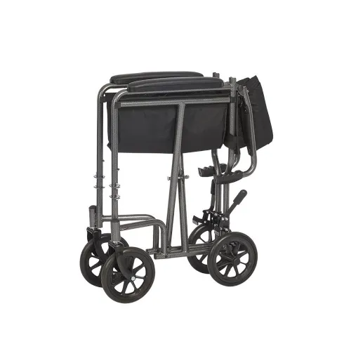 Transport Chair by Rhythm Healthcare | Steel Companion Chair with 300 lb Weight Capacity